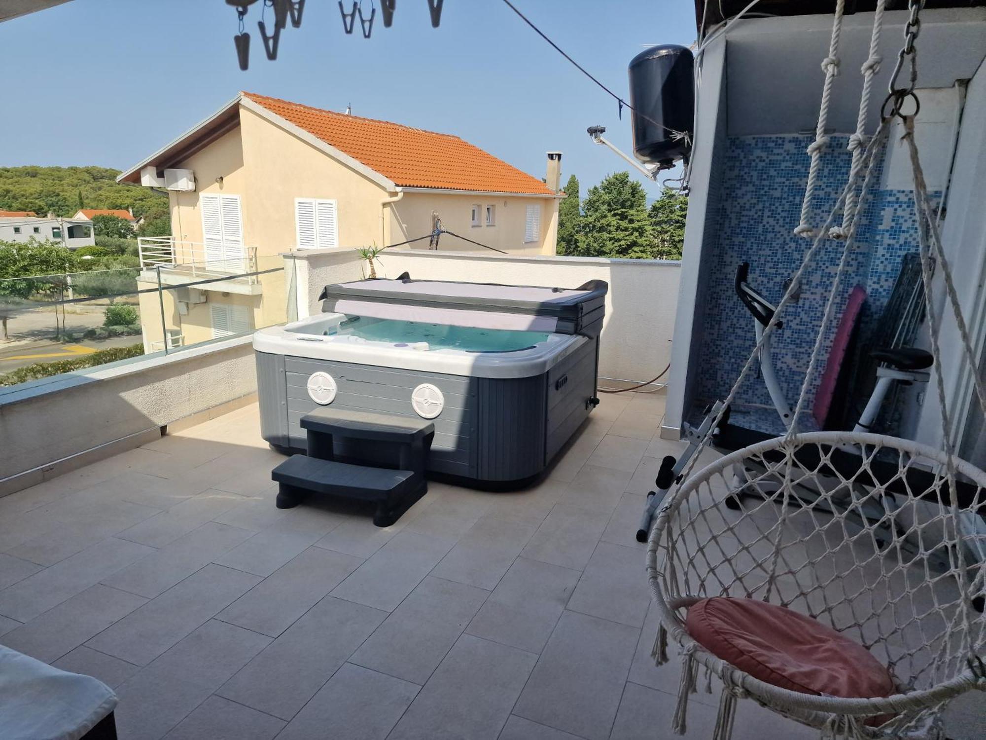 Penhaus apartman Angelus Drage Pakoštane Exterior foto
