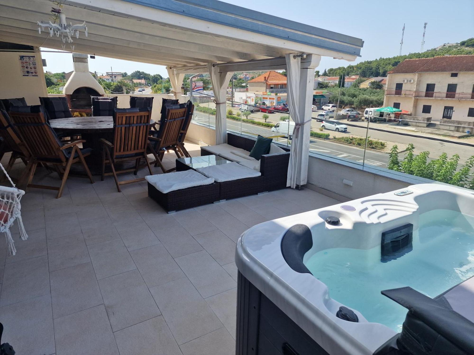 Penhaus apartman Angelus Drage Pakoštane Exterior foto